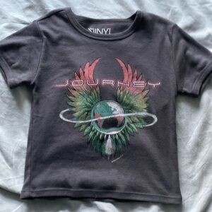 graphic “Journey” band top